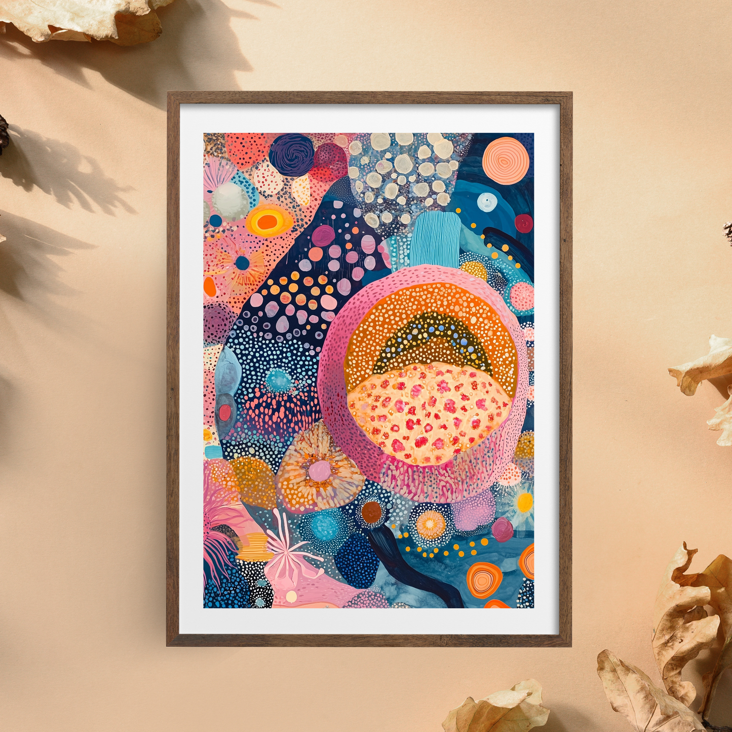 Animal Cell 2 by Avery Crane - Unframed Art Print - Biology Chemistry Genetics Abstract Art