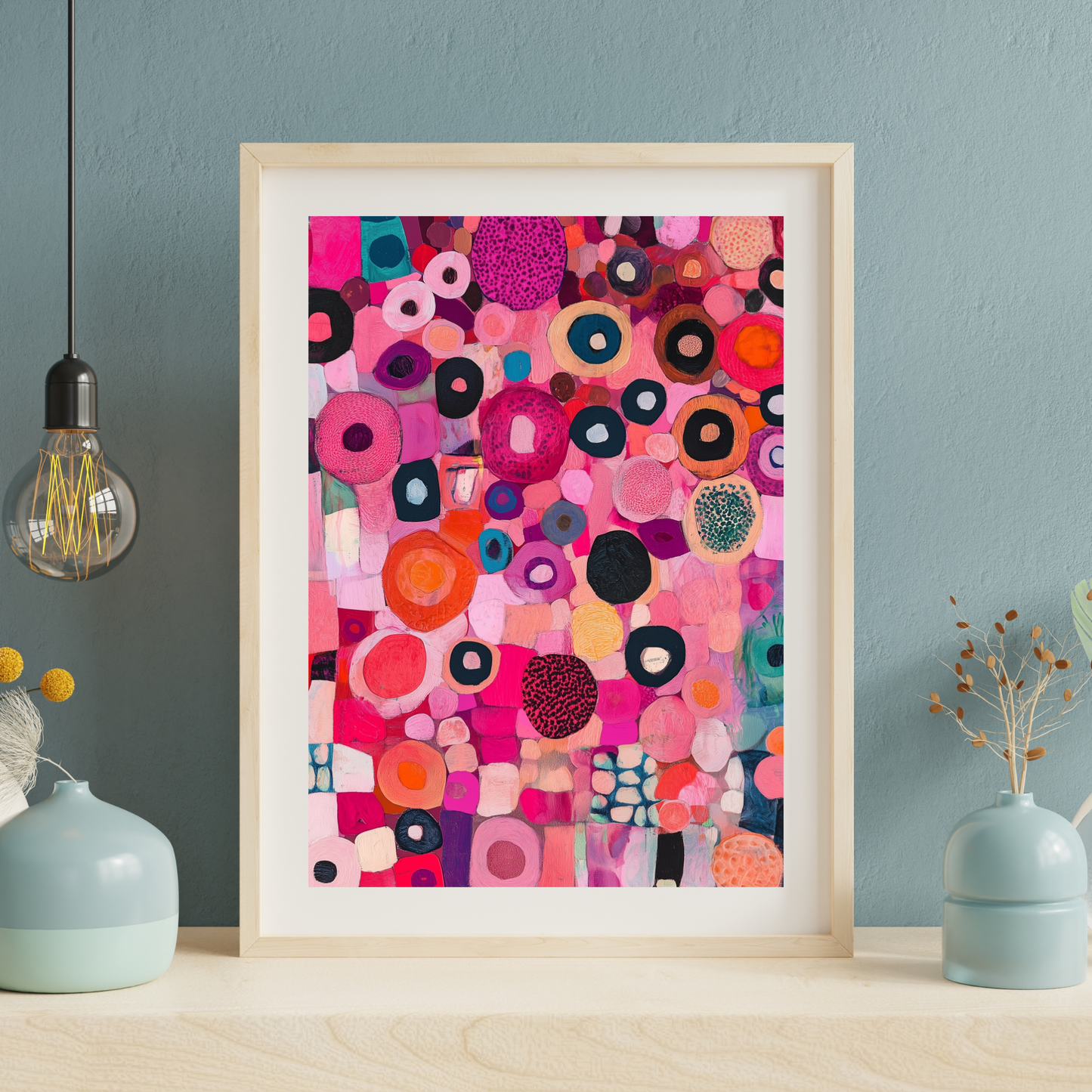 Cells by Avery Crane - Unframed Art Print - Biology Chemistry Microbiology Abstract Art