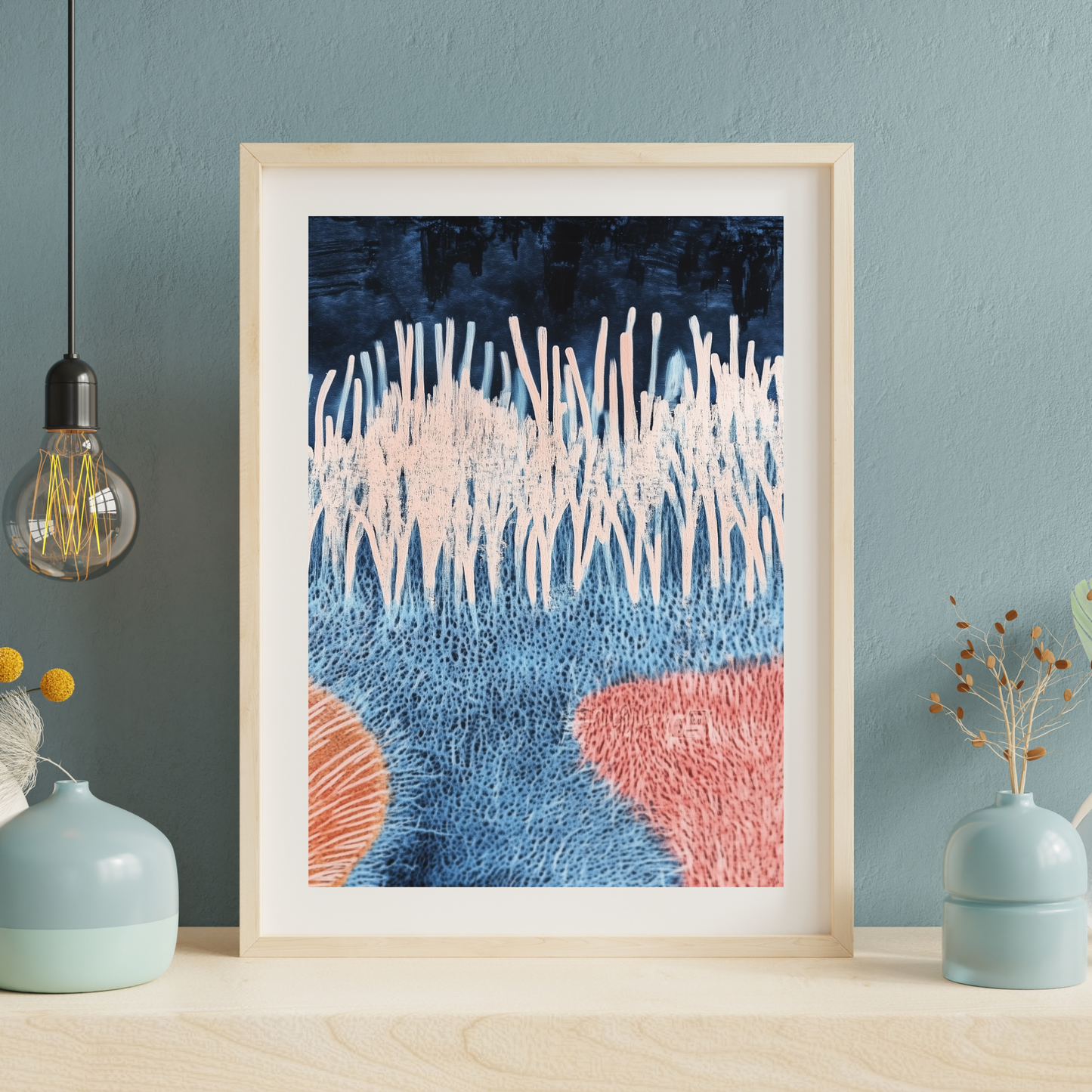 Cilia by Avery Crane - Unframed Art Print - Biology Chemistry Microbiology Abstract Art