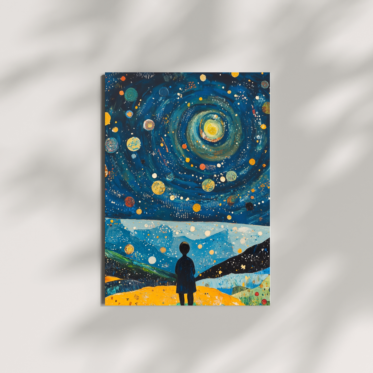 Astronomer by Avery Crane - Unframed Art Print - Astronomy Astrophysics Abstract Art