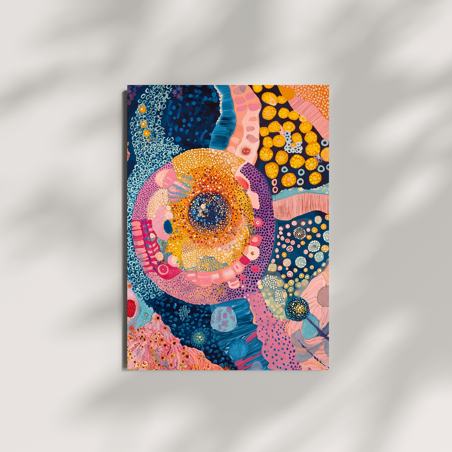 Animal Cell 3 by Avery Crane - Unframed Art Print - Biology Chemistry Genetics Abstract Art