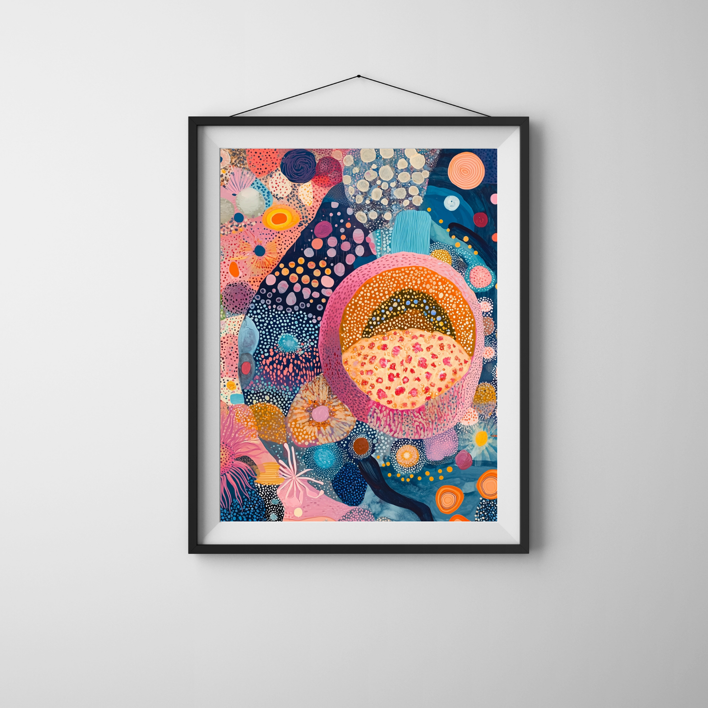 Animal Cell 2 by Avery Crane - Unframed Art Print - Biology Chemistry Genetics Abstract Art