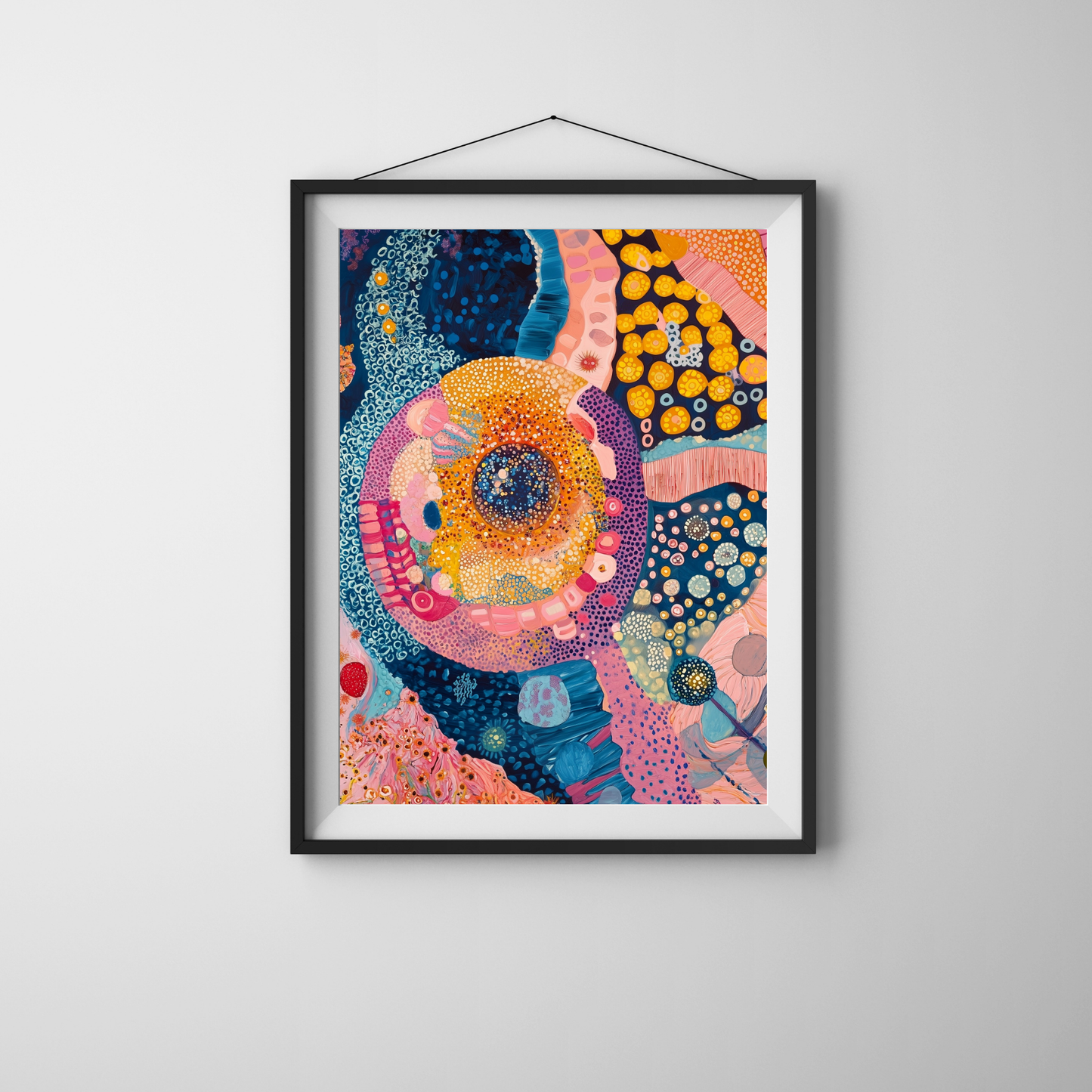 Animal Cell 3 by Avery Crane - Unframed Art Print - Biology Chemistry Genetics Abstract Art