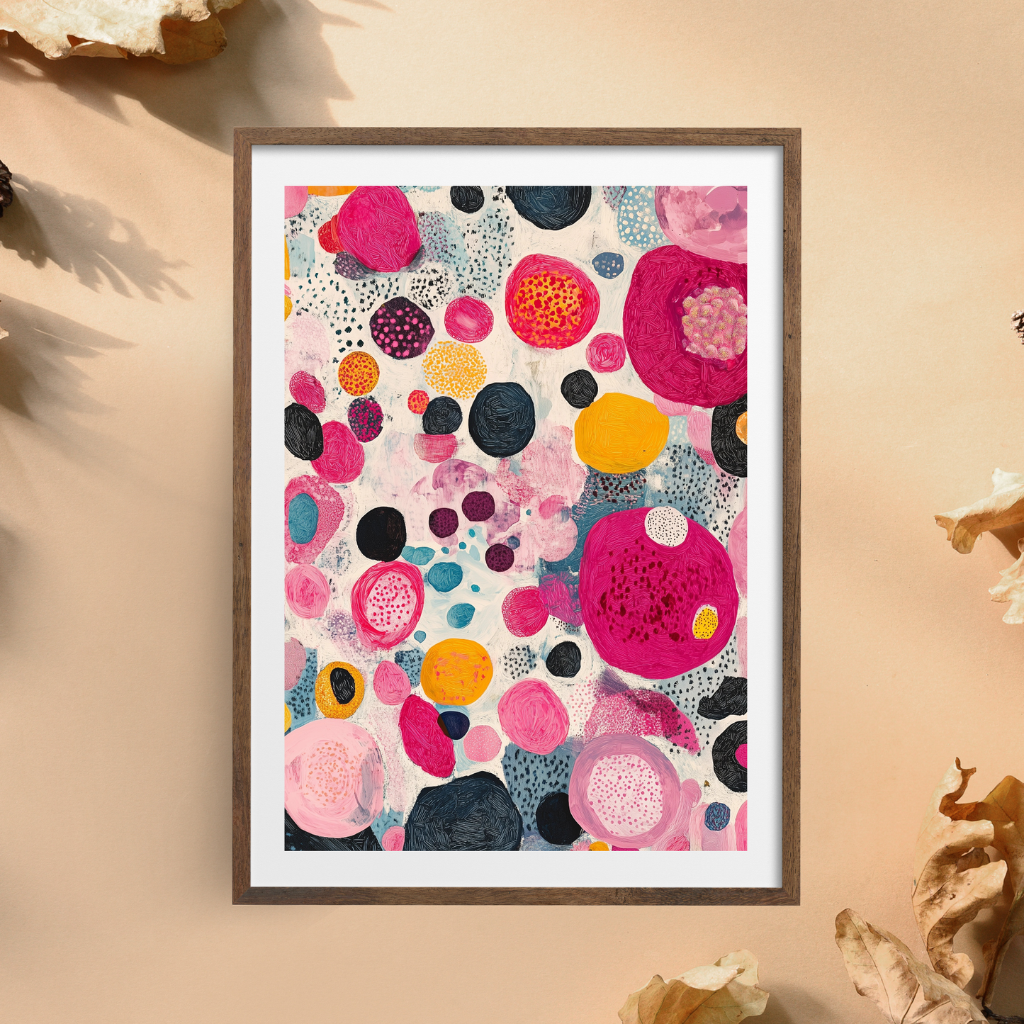 Blood Cells 2 by Avery Crane - Unframed Art Print - Biology Chemistry Microbiology Abstract Art