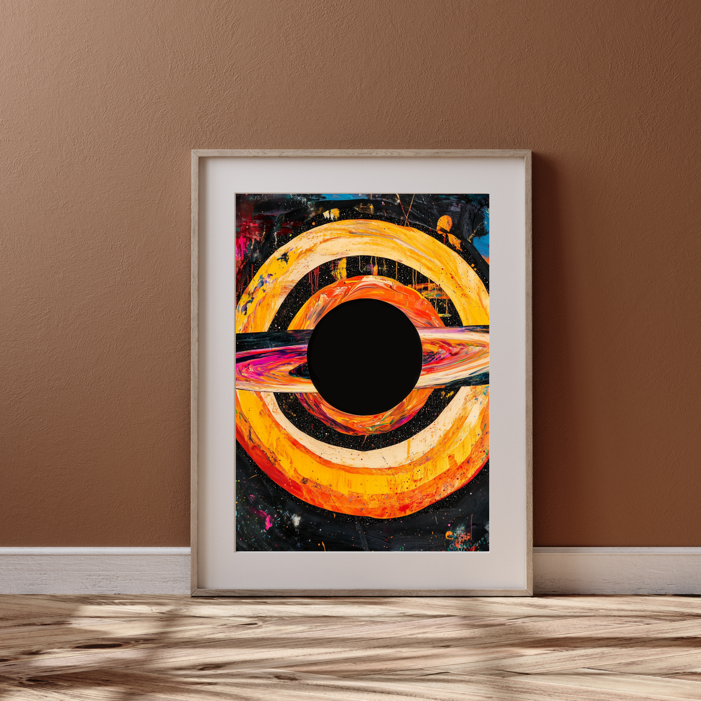 Black Hole by Avery Crane - Unframed Art Print - Astronomy Astrophysics Abstract Art