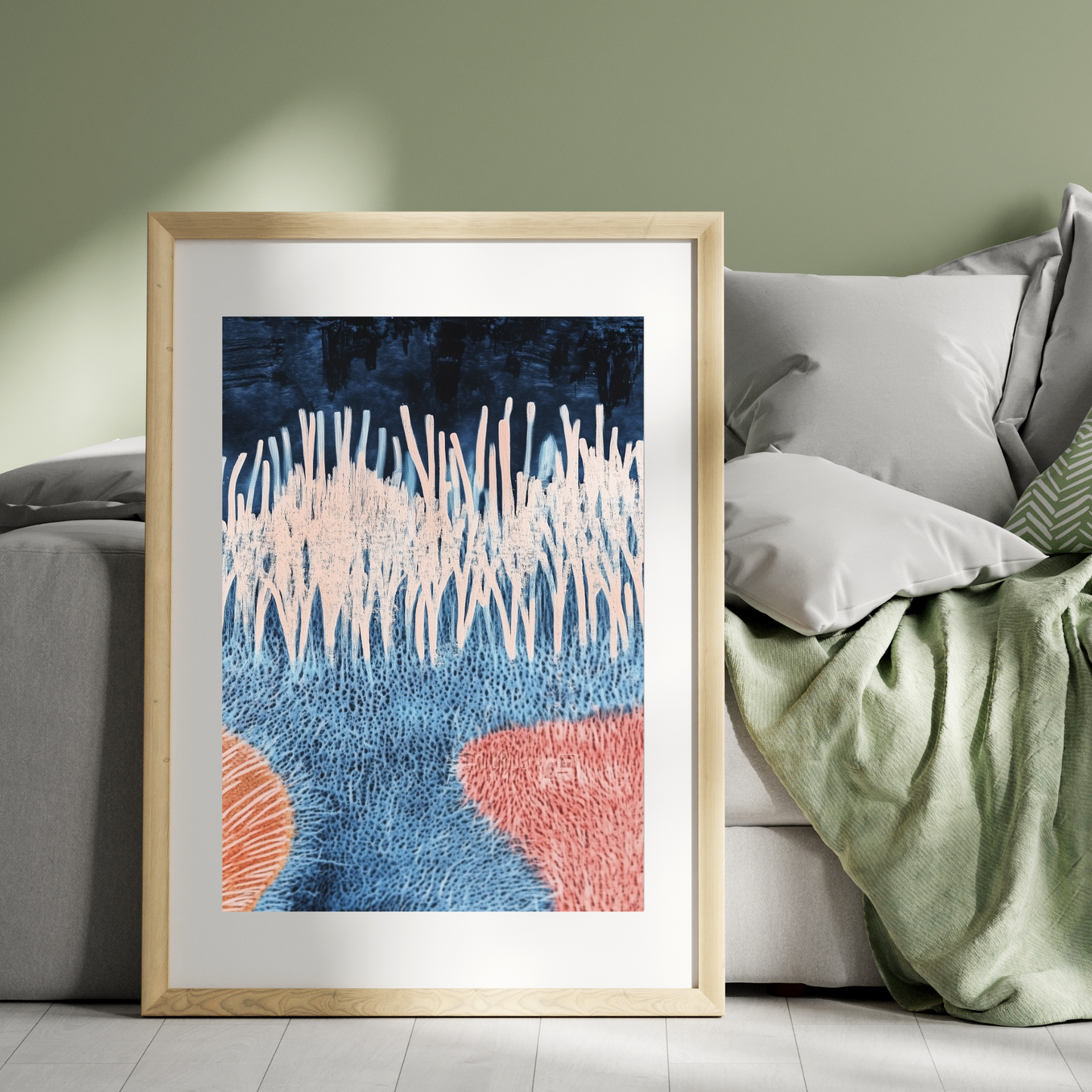 Cilia by Avery Crane - Unframed Art Print - Biology Chemistry Microbiology Abstract Art