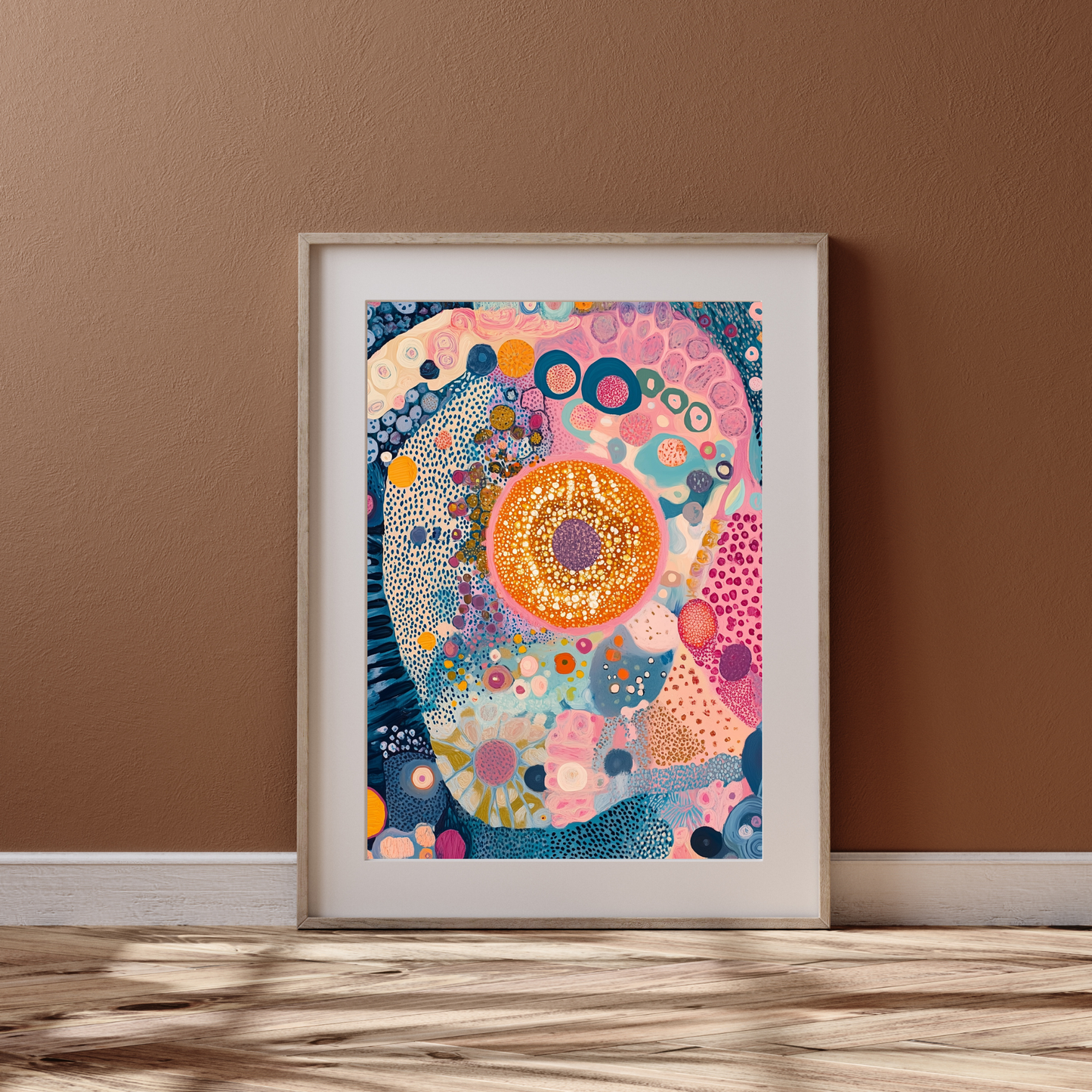 Animal Cell by Avery Crane - Unframed Art Print - Biology Chemistry Genetics Abstract Art