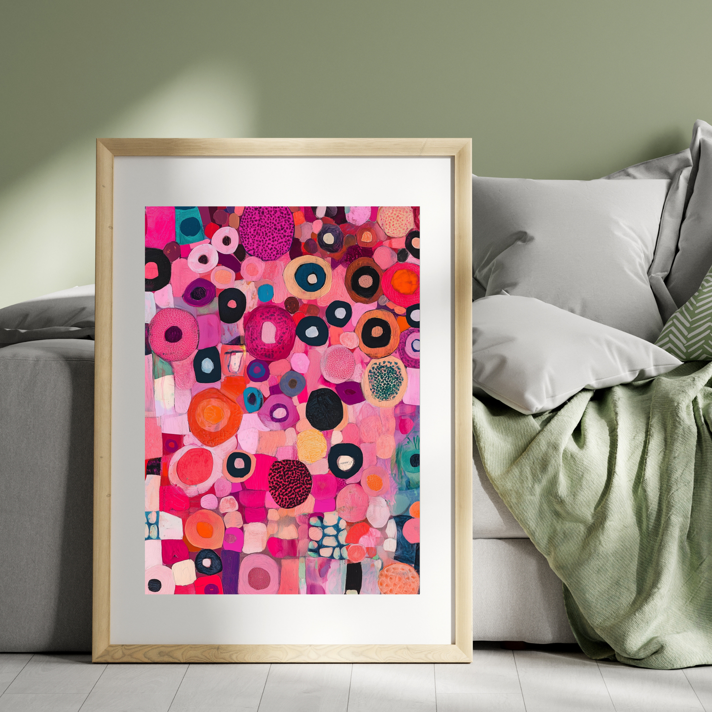 Cells by Avery Crane - Unframed Art Print - Biology Chemistry Microbiology Abstract Art