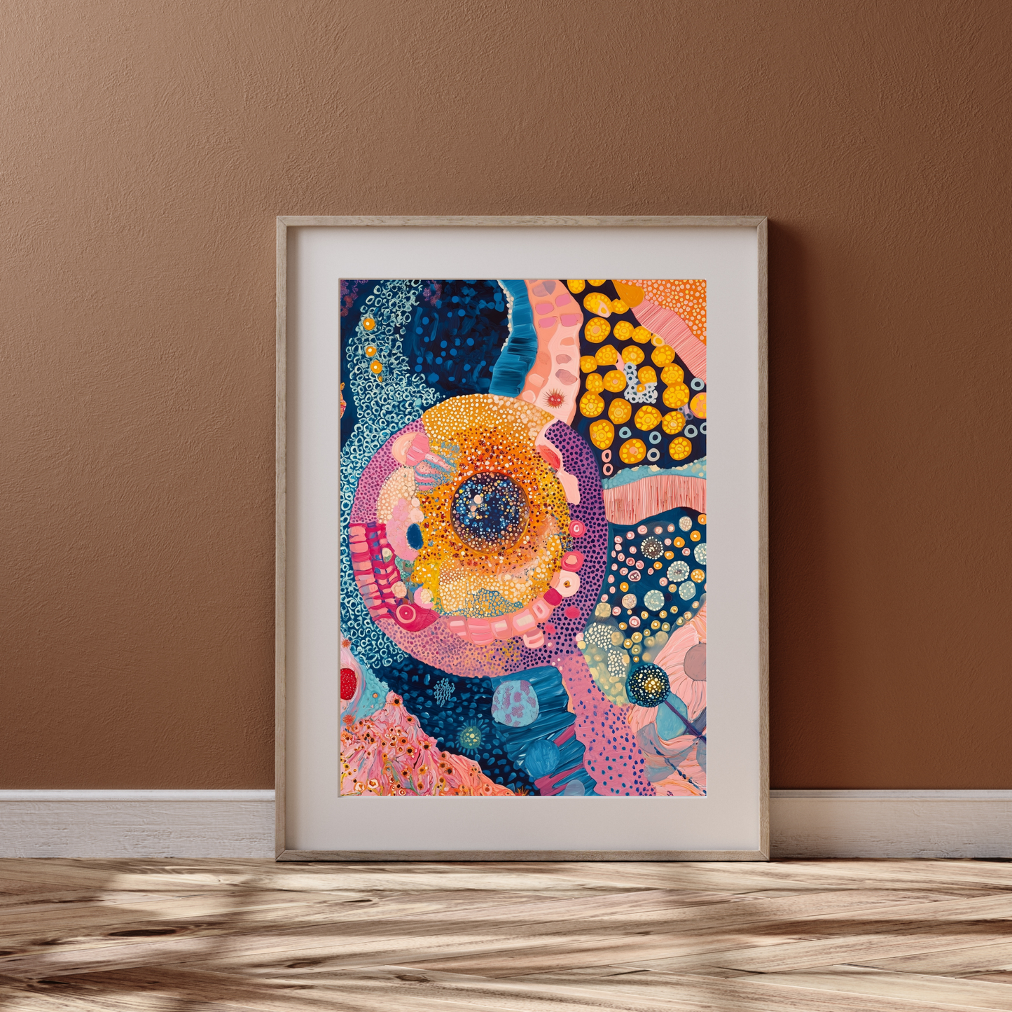 Animal Cell 3 by Avery Crane - Unframed Art Print - Biology Chemistry Genetics Abstract Art