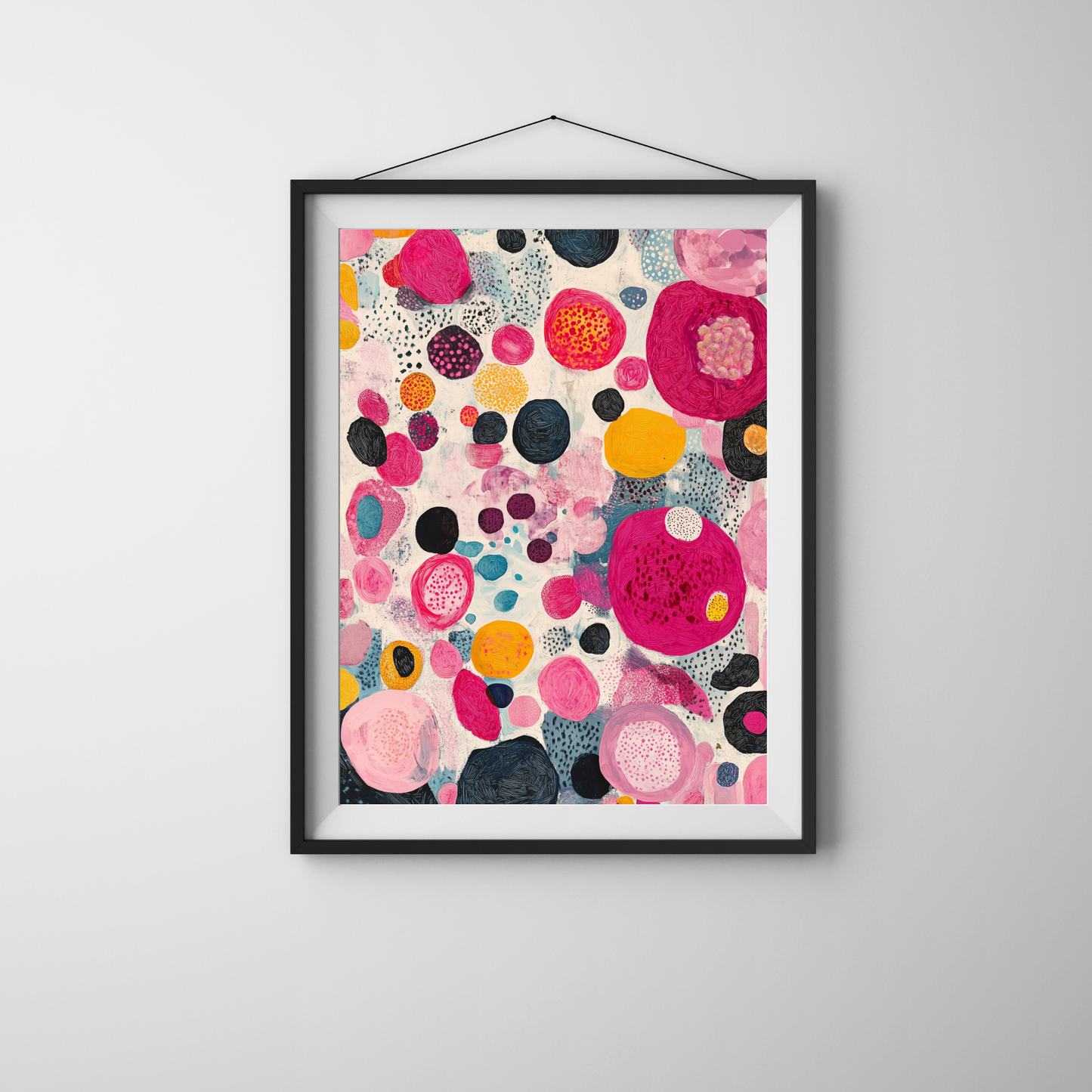 Blood Cells 2 by Avery Crane - Unframed Art Print - Biology Chemistry Microbiology Abstract Art