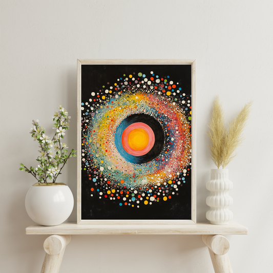 Electron Cloud 3 by Avery Crane - Unframed Art Print - Quantum Physics Abstract Art