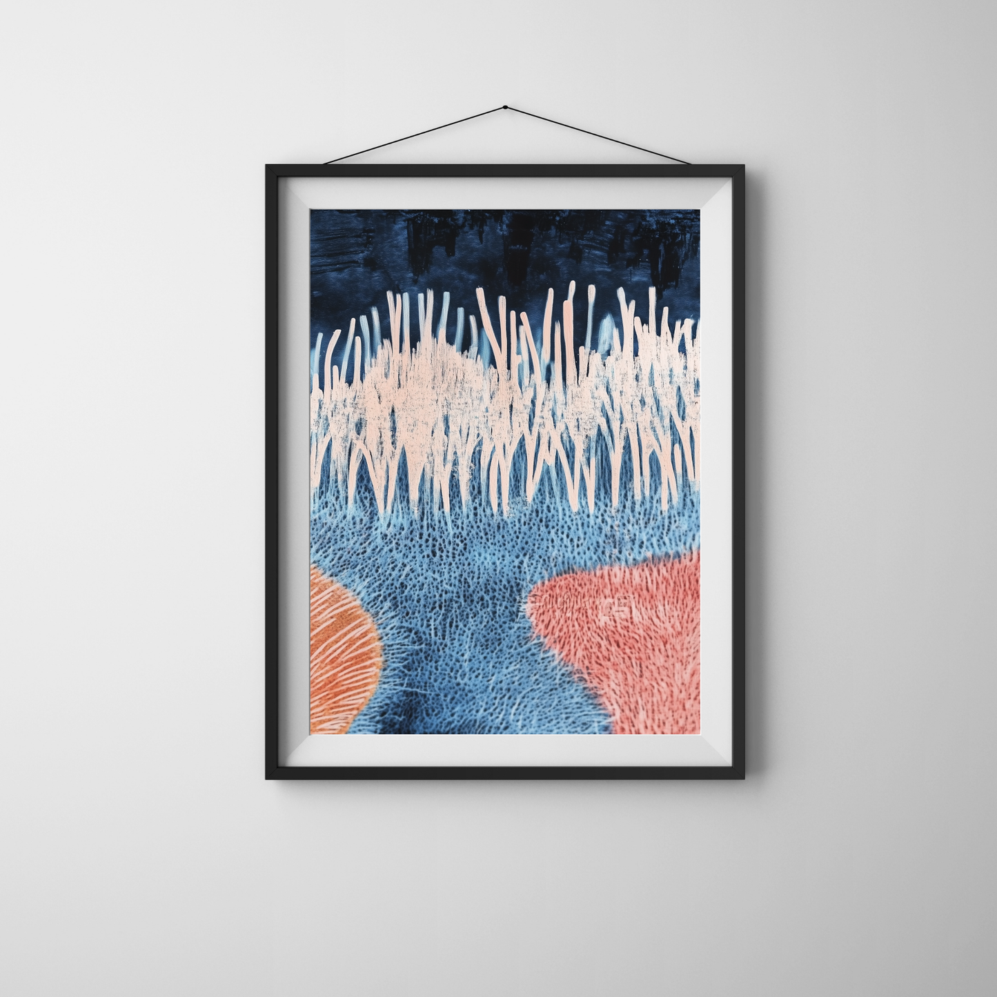 Cilia by Avery Crane - Unframed Art Print - Biology Chemistry Microbiology Abstract Art